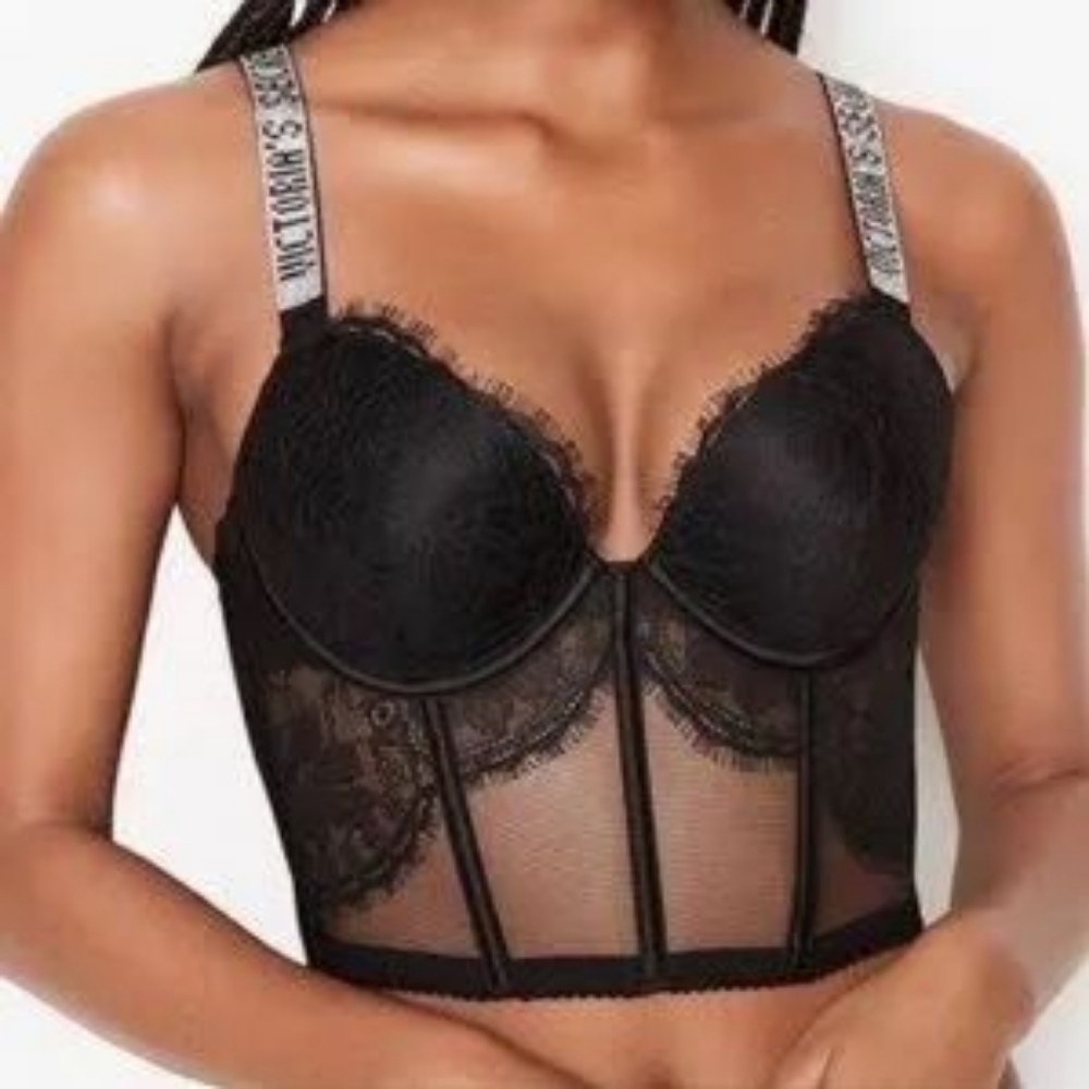Black Lace Bustier
